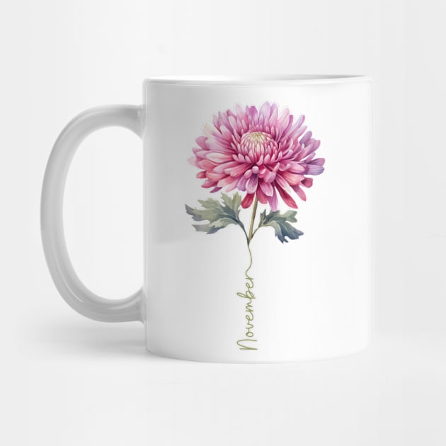 Chrysanthemum - Birth Month Flower for November by Mistywisp